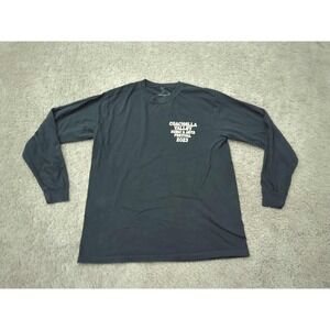 Coachella Valley Music &‎ Arts Festival 2025 T Shirt Mens L Black Long Sleeve